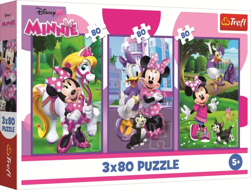3 Puzzles - Minnie Et Ses Amis