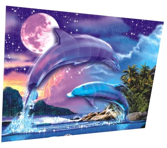 Puzzle 3D - Dauphins