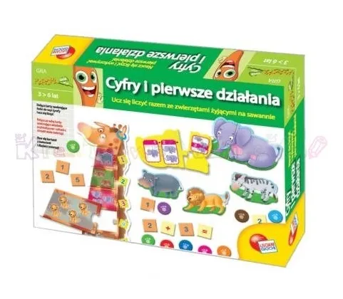 Puzzle éducatif - Apprendre à compter avec les animaux (Instructions en Polonais)