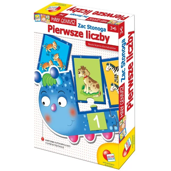 Puzzle Educatif - La Chenille pour apprendre à compter (Instructions en polonais)