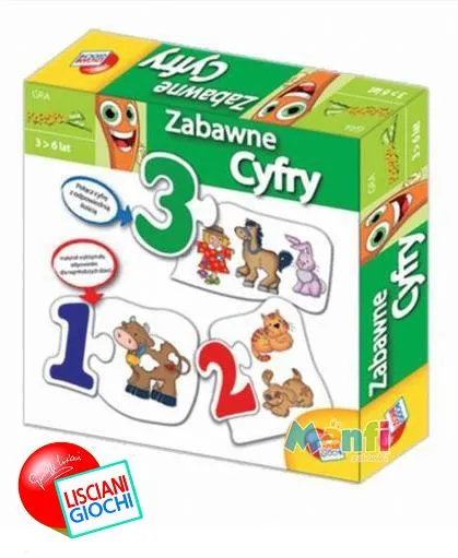 Puzzle éducatif pour appendre à compter (Instructions en Polonais)