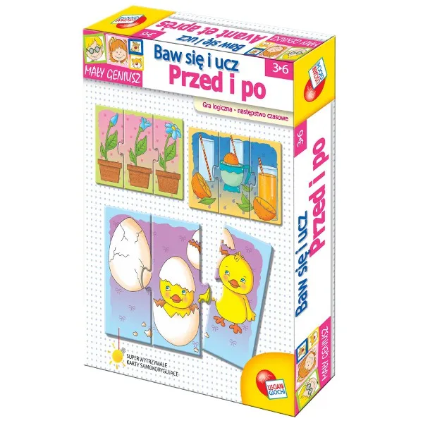 Puzzle éducatif : Suite logique (Instructions en Polonais)