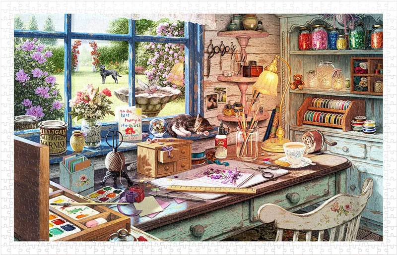 Puzzle en Plastique - Atelier de Grand-Mère