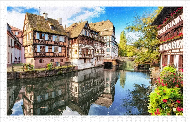 Puzzle en Plastique - Strasbourg, Petite France