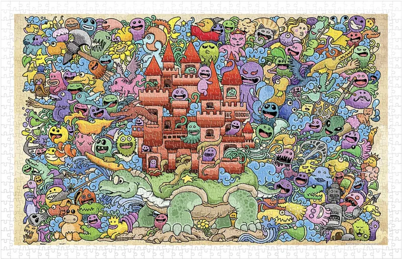 Puzzle en Plastique - Mystical Castle