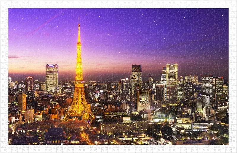 Puzzle en Plastique - Tokyo Tower, Japan