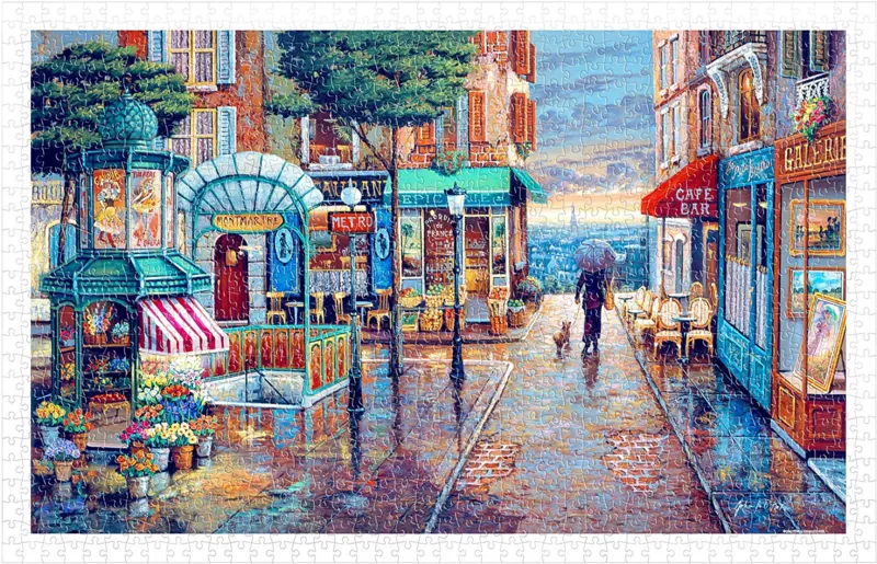 Puzzle en Plastique - John O'Brien - Rainy Day Stroll