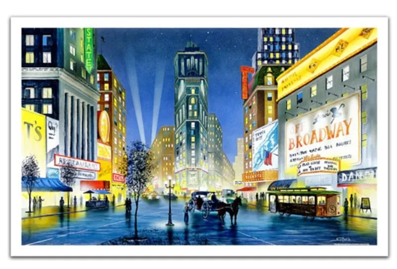 Puzzle en Plastique - Ken Shotwell - Night in New York