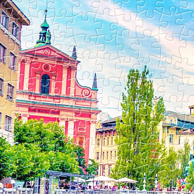 Puzzle aus Kunststoff - Ljubljana, Slovenia
