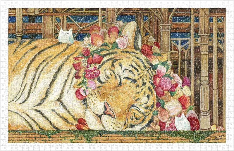 Puzzle en Plastique - Cotton Lion - Goodnight Tiger