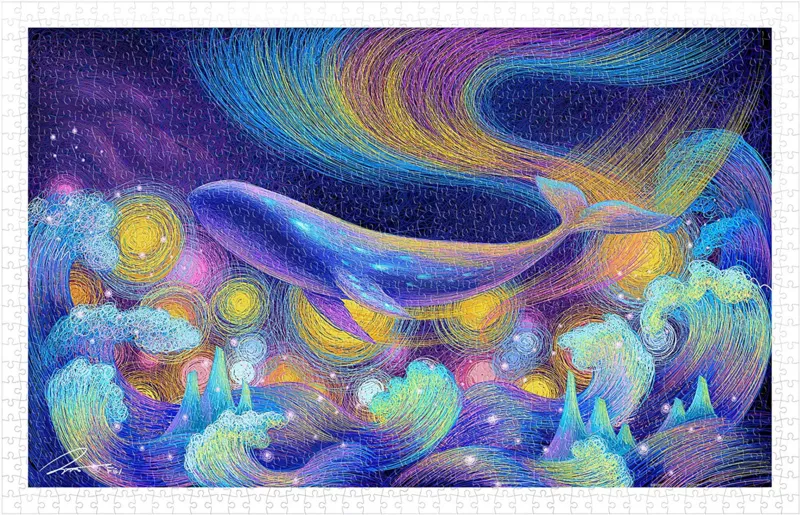 Puzzle en Plastique - The Whale