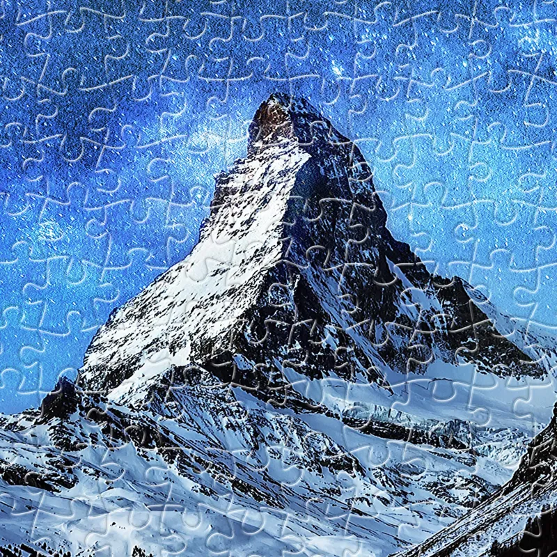 Puzzle en Plastique - Light of Zermatt, Switzerland