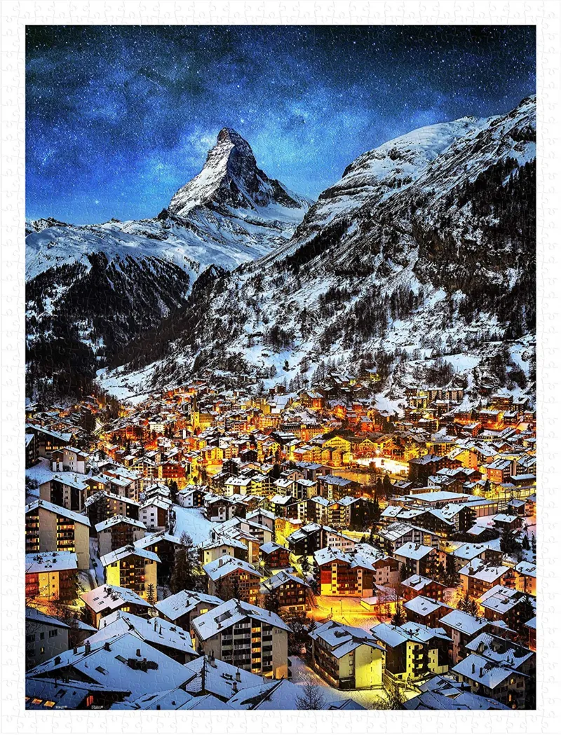 Puzzle en Plastique - Light of Zermatt, Switzerland