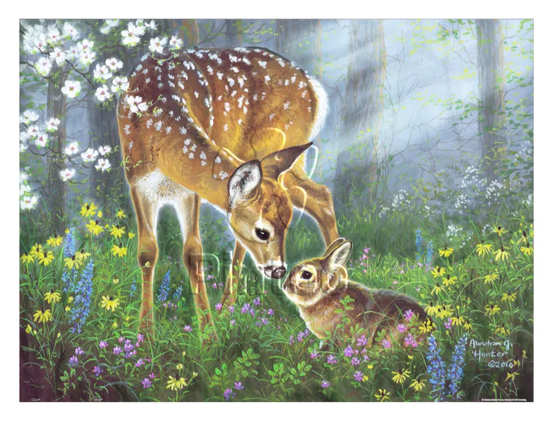 Puzzle en Plastique - Abraham Hunter - Forest Friends