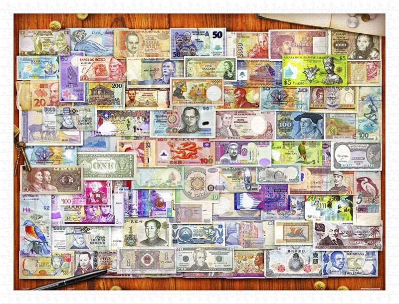 Puzzle en Plastique - Garry Walton - Currency of the World