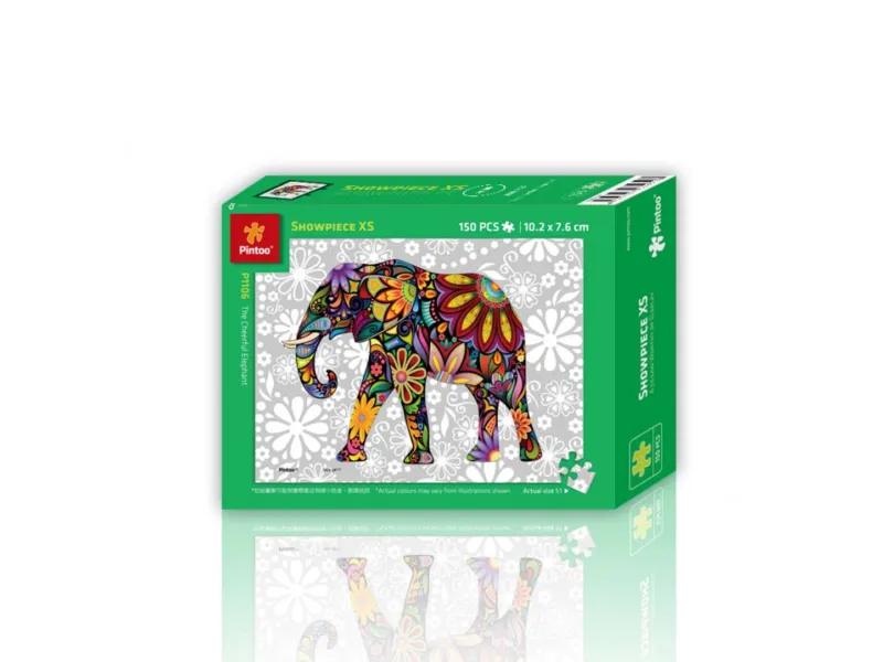 Puzzle en Plastique - The Cheerful Elephant
