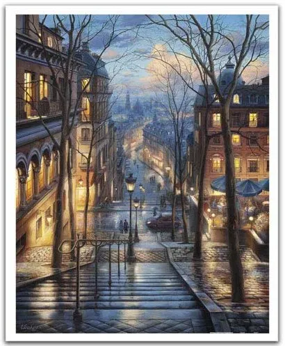 Puzzle en Plastique - Evgeny Lushpin - Montmartre Spring