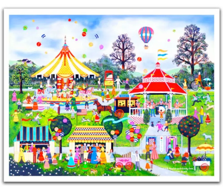 Puzzle en Plastique - Jane Wooster Scott - Candied Apples and Candy Corn