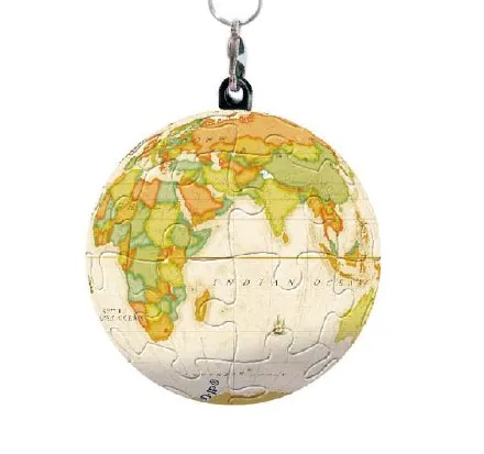 Porte-clé Puzzle 3D - Globe