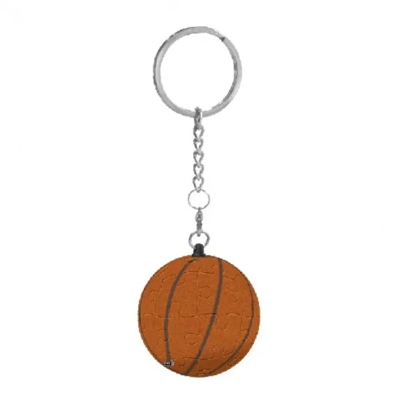 Porte-clé Puzzle 3D - Balle de Basket