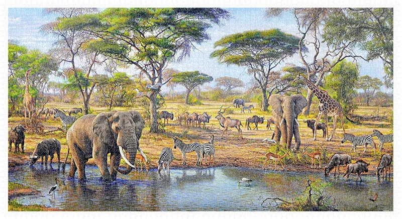 Puzzle en Plastique - Gabriel Hermida - Fountain of Life