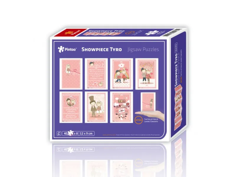 8 Puzzles 40 Pièces en Plastique - Showpiece - The Collection of Lovers' Concerto