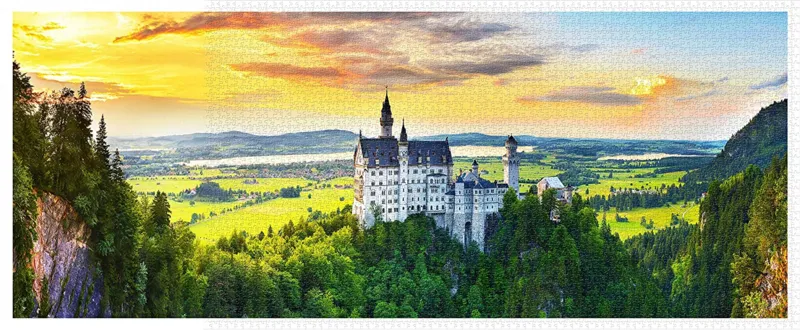Sunset of Neuschwanstein Castle, Germany