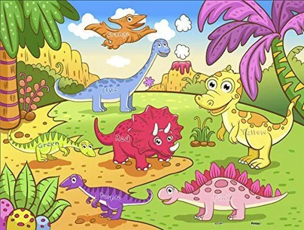 Puzzle en Plastique - Dinosaures