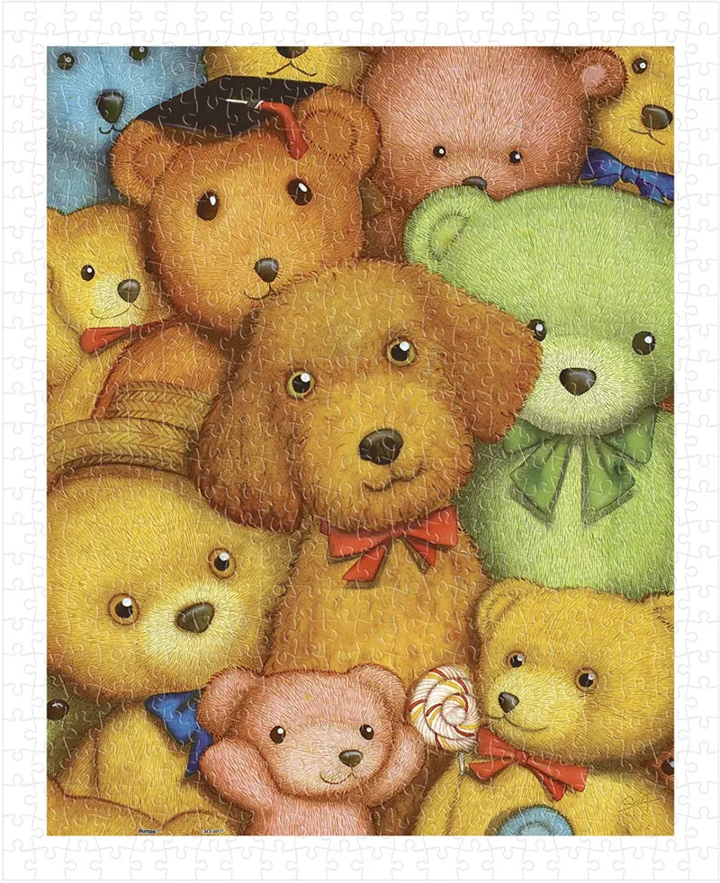 Puzzle en Plastique - Smart - Poodle and Teddy Bears