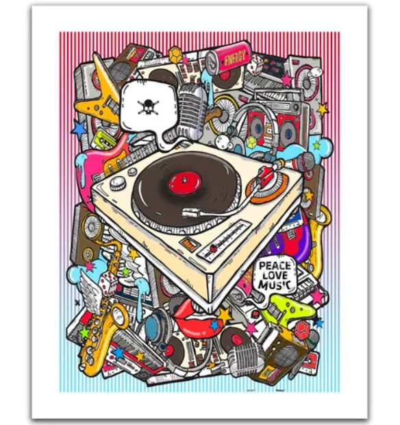 Puzzle en Plastique - Rock Style