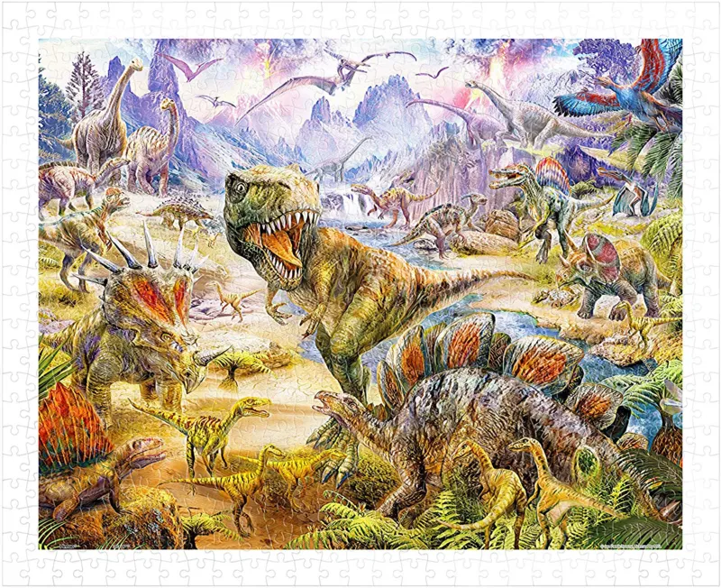 Puzzle en Plastique - Jan Patrik Krasny - Dinosaurs