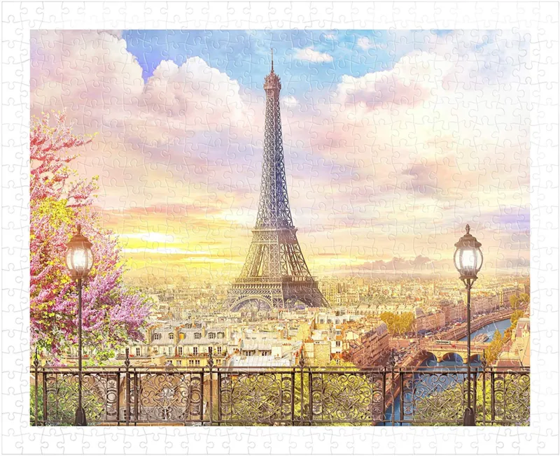 Puzzle en Plastique - Romantic Paris