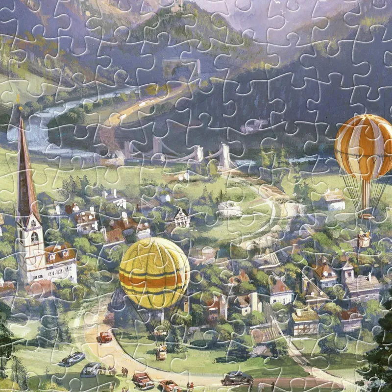 Puzzle en Plastique - Michael Young - Up Up and Away