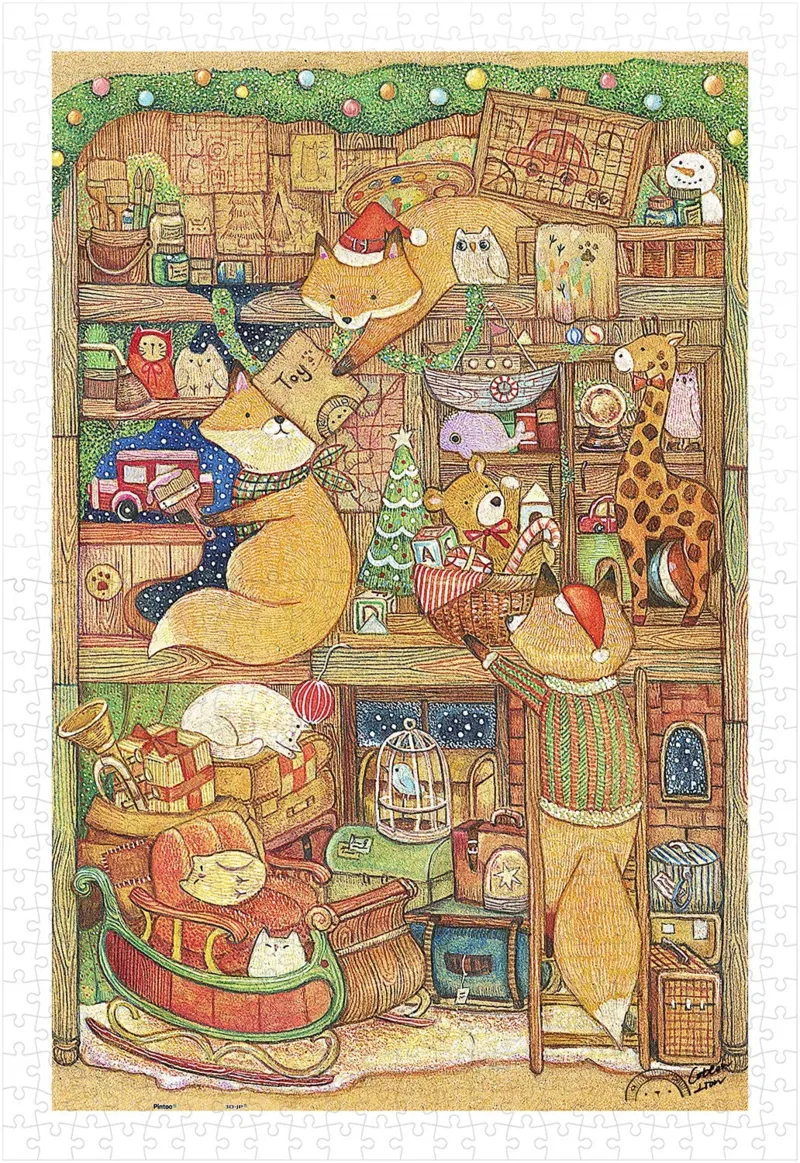 Cotton Lion - Fox's Christmas Store