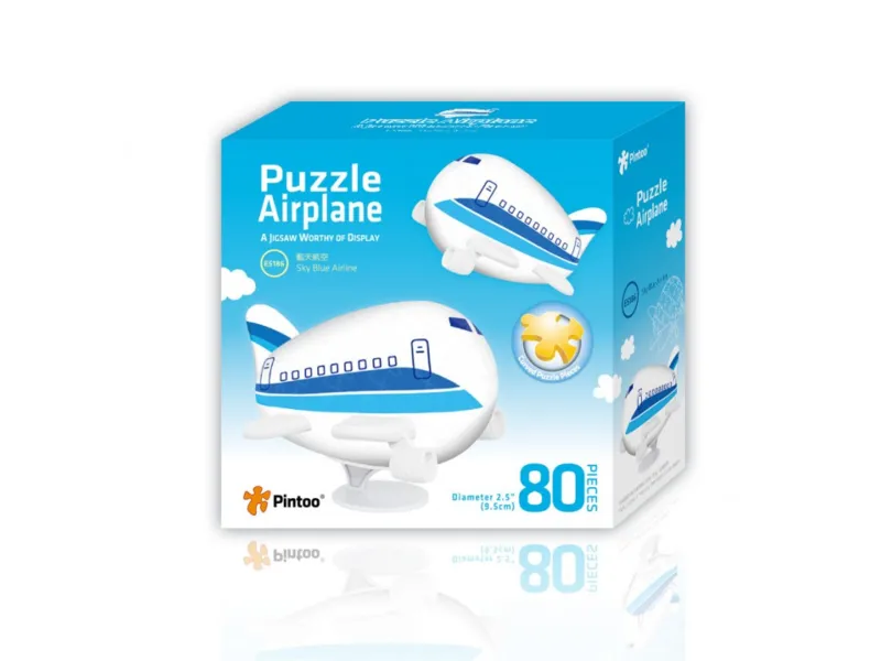Puzzle 3D Avion - Sky Blue Airline