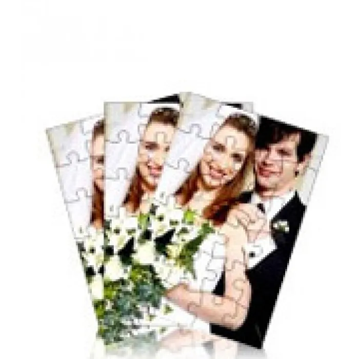 Pack de 40 Puzzles photo personnalisés de 24 pièces - Format A5