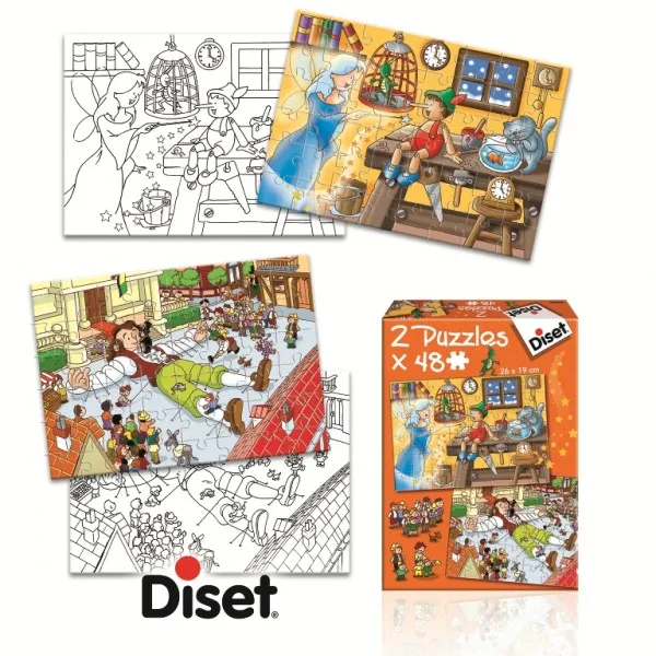 2 Puzzles - Pinocchio et Gulliver