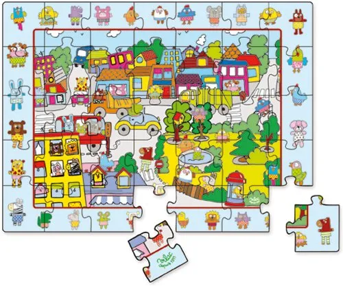 Puzzle en Bois - Grand Puzzle d'Observation