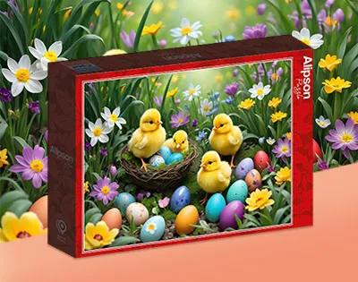 Des puzzles printaniers pour Pâques