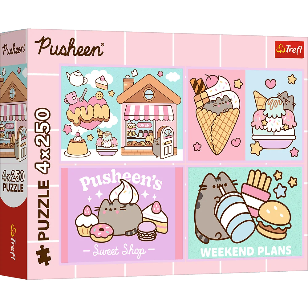 4 Puzzles - Meet Pusheen!