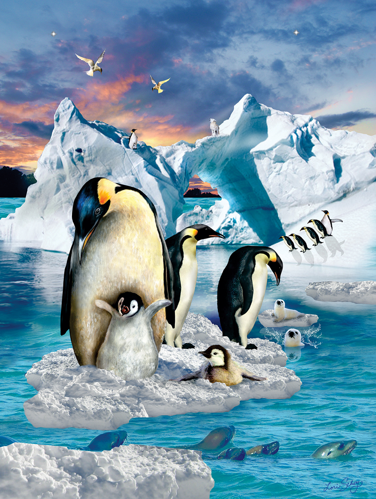 Pièces XXL - Colonie de Pingouin