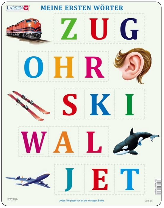 Puzzle Cadre - Apprendre à épeler (en Allemand)