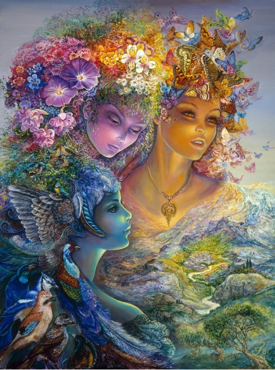 Josephine Wall - The Three Graces