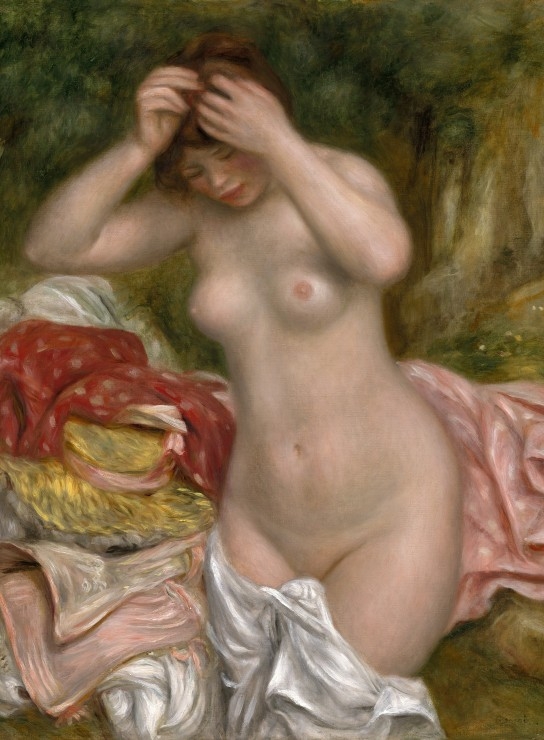 Auguste Renoir : Baigneuse Arrangeant Ses Cheveux, 1893