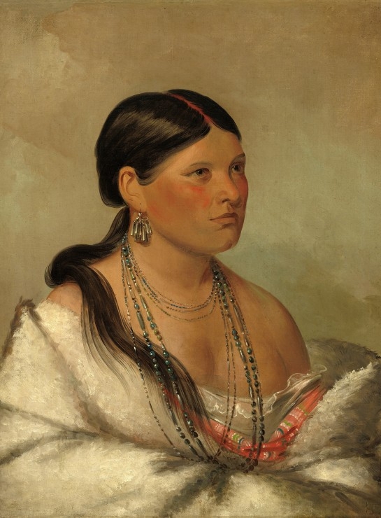 George Catlin : Femme Aigle - Shawano, 1830