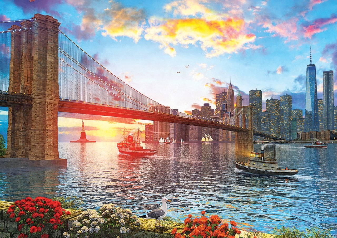 Coucher de Soleil à New York