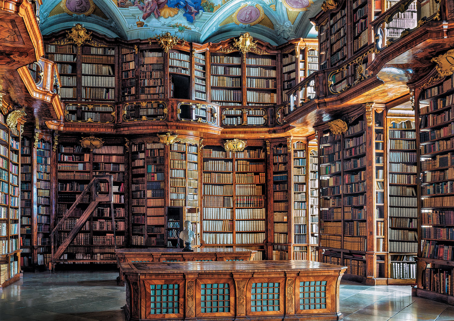 BIBLIOTHEQUE MONASTERE ST FLORIAN
