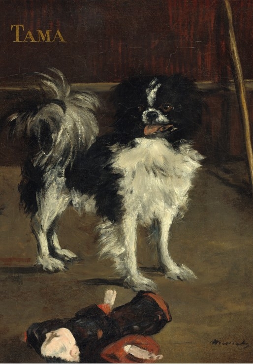 Edouard Manet : Tama : Le Chien Japonais, 1875