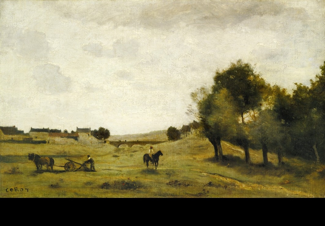 Jean-Baptiste-Camille Corot : Vue près d'Epernon, 1850-1860