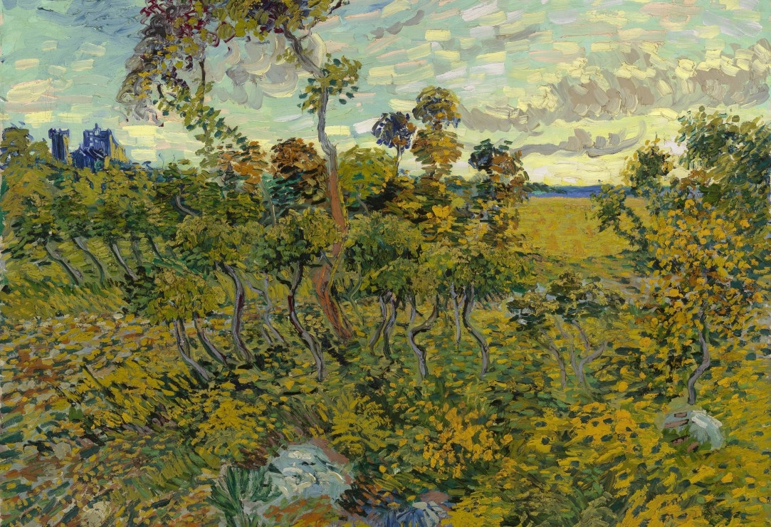 Pièces XXL - Van Gogh Vincent : Coucher de Soleil à Montmajour, 1888